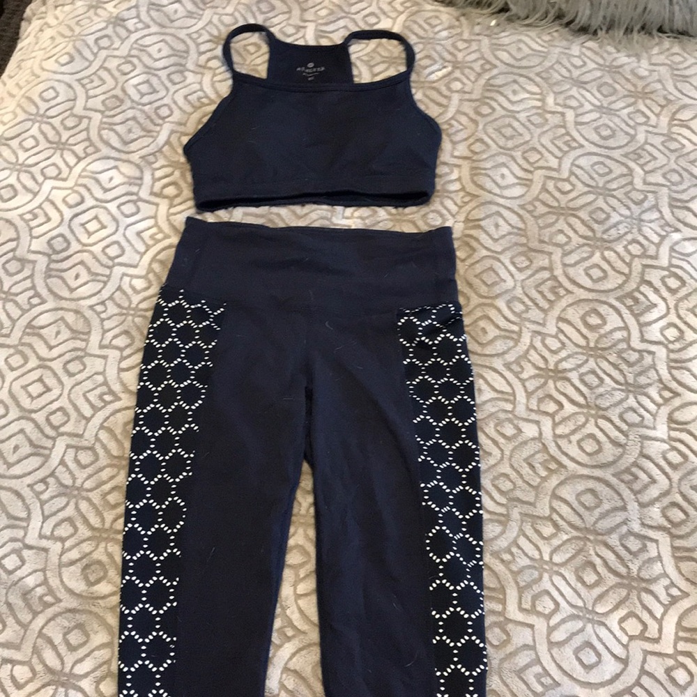 Athleta leggings and bra